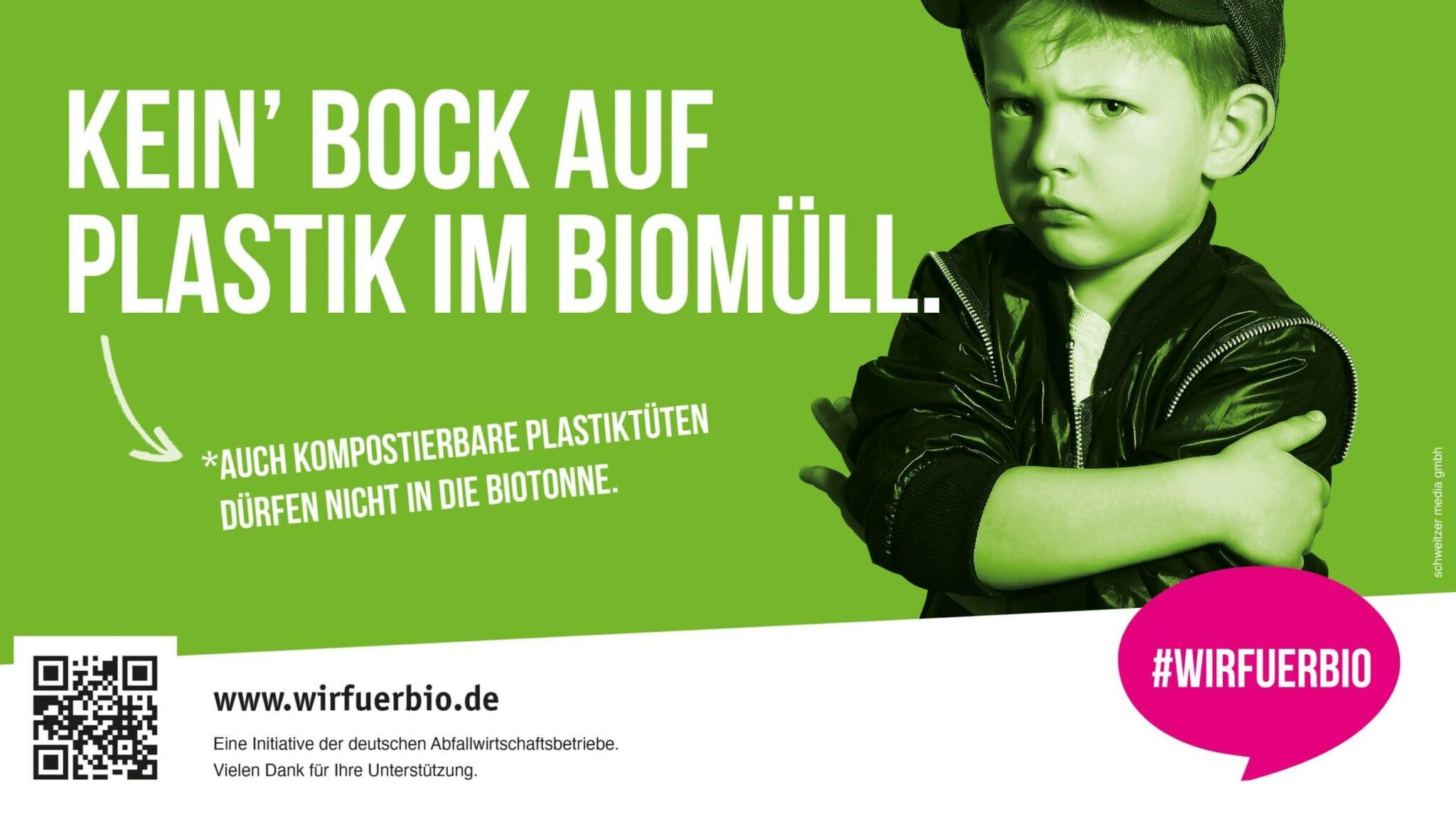 Kampagne kein Plastik im Biomüll